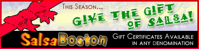 SalsaBoston Gift Certificates